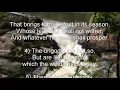 Psalm 1 NKJV - The Way of the Righteous and the End of the Ungodly
