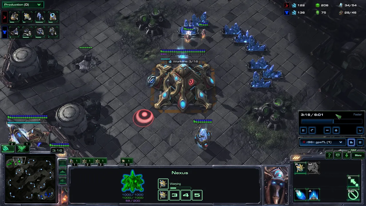 PvT - 2 Base All In - Blink Stalkers: 7 Gateways #2