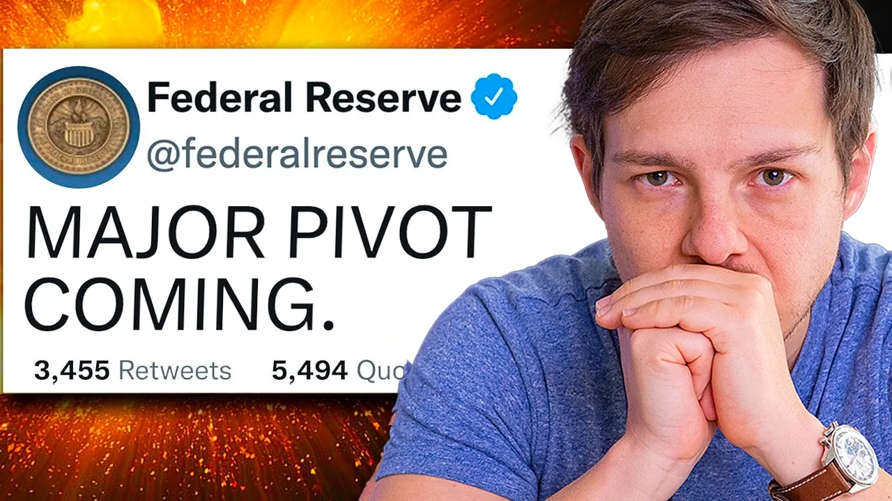 Outline Video URGENT: Federal Reserve STOPS Rates Hikes, Prices Fall, Major Pivot Ahead!