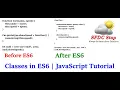 ES6 Classes in JavaScript JavaScript Classes Private Variables JavaScript Tutorial