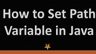 How to set path variable in Java in Detail JTB-4