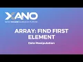 Array Find First Element