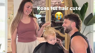 A first haircut for the record books 🥲