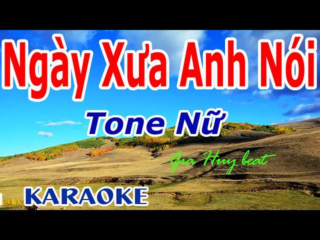 Ngày Xưa Anh Nói - By Thuy Le