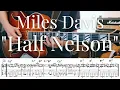 Miles Davis "Half Nelson" テーマ TAB譜 | Jazz Guitar