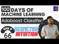 How Adaboost Classifier Works Geometric Intuition