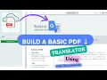 Build A Basic PDF Translator with HTML CSS JavaScript - Beginner-Friendly Tutorial