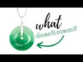 Pi Disc Meaning in Jade Jewelry aka Hololith Donut Bi ft Don Kay formerly of Mason-Kay Jade