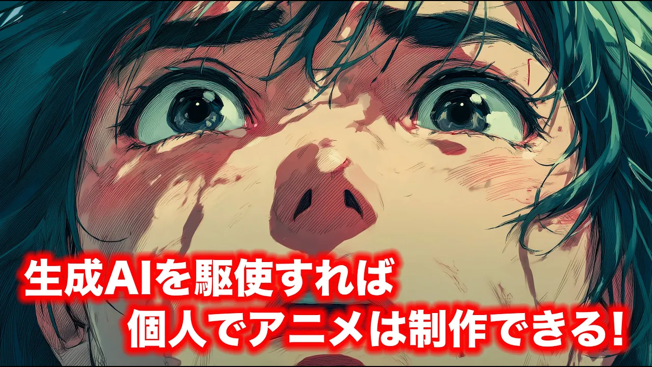 生成AIを駆使すれば個人でアニメは制作できる!(やってみよう!)/ 「AIドラマ」を制作してみませんか?