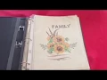 A 4-page panoramic genealogy chart