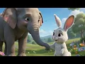 Sad elephant finds a friend