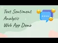 Text Sentiment Analysis with Real-Time Visualization Streamlit Web App Demo