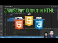 How to Code JAVASCRIPT JavaScript Output in HTML