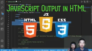 How to Code JAVASCRIPT JavaScript Output in HTML