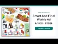 Smart And Final Weekly Ad 26 - 26 Best Deals