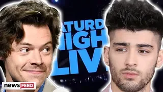 Download Harry Styles Epically SHADES Zayn Malik During 'SNL' Monologue! MP3