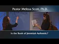 Is the Book of Jeremiah Authentic
