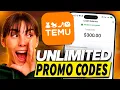 Temu Free Discount Promo Codes - How To Redeem Credits Temu for 2026