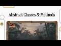 Abstract Classes Methods OOPs JAVA