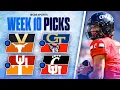 Picks for EVERY Top 25 game in College Football Full Week 10 Predictions
