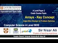 Arrays Concepts P2 A Level CS 9618