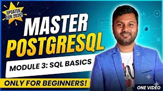 PostgreSQL From Zero To Pro Beginners Course Module 3 SQL Basics