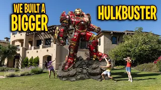 We Built a BIGGER HULKBUSTER!!! Biggest Unboxing Ever!