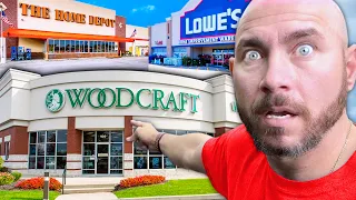 Home Depot vs Lowe s vs Woodcraft Best for Woodworking