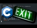 C Programming Tutorial - Exit Out of Void Function With Return Example 2