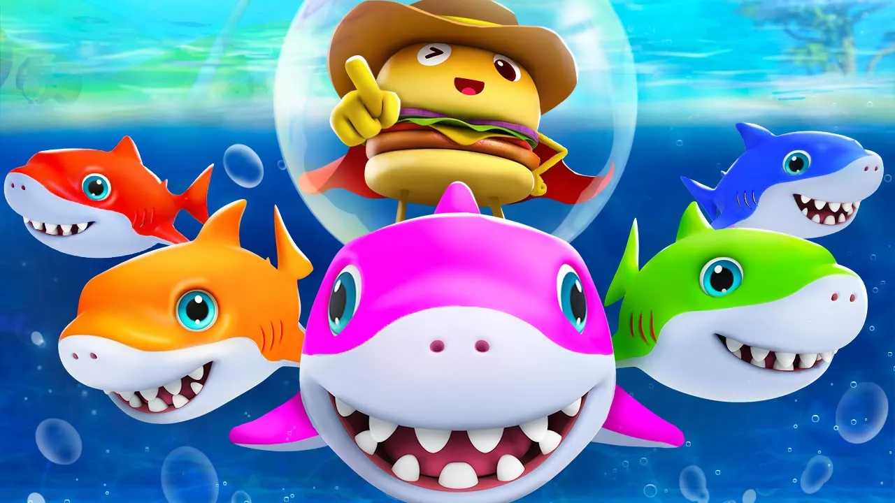 Baby Shark and Hamburger | Baby Shark Dance | Kids Cartoon | for Kids | Stories for Kids | BabyBus