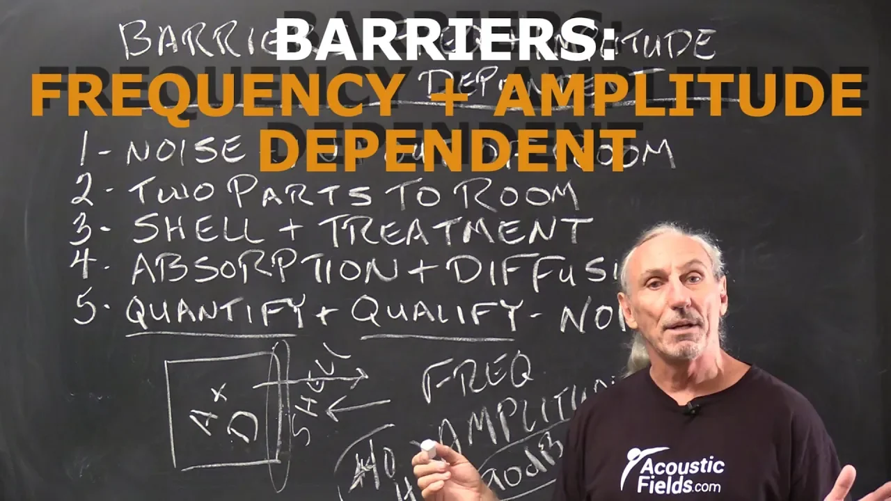 Barriers: Frequency + Amplitude Dependent - www.AcousticFields.com