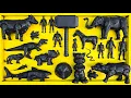 Download Lagu Long Slide Game With Elephant Gorilla Buffalo Hippopotamus Tiger 3d Animal Game Funny 3d Animals