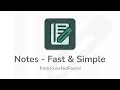 Notes - Fast Simple Lightweight Offline Notes App Open Source Free
