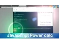 Javascript Power Calculator