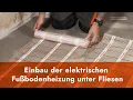 Download Lagu Einbau des Bausatzes der elektrischen Thermoval Fußbodenheizung unter Fliesen und Stein