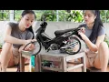 Download Lagu Talented 18-Year-Old Girl Miraculously Repaired And Revived A Broken Motorbike. Amazing!
