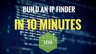 Build an Ip Finder Software Using Java in 10 minutes