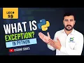 What are Exception Handling in Python Python Tutorial for Beginners Coding Souls Lec no