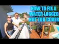 Fixing a Heavy or Water Logged Hot Tub Cover is EASIER CHEAPER Then You Think