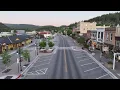 Charming small town of Truckee California in the Sierra Nevada mountain range