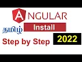 Angular Installation CLI 2022 in Tamil