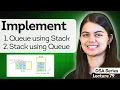 L79 Implement Queue using Stack Stack using Queue