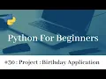 Python Basic Project Birt ay Application