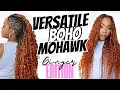 Spicy Braided Mohawk Tutorial Boho but Ginger Edition Ywigs