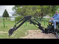 Kelley B851 3 pt Backhoe attachment