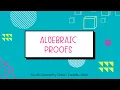 Algebraic Proofs - High School Geometry Lesson
