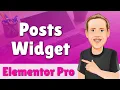 Elementor Pro Posts Widget