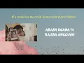 If u could see me cryin' in my room-Arash Buana ft Raisa Anggiani (Video lyric 1 hour version)
