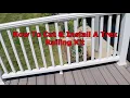 How To Install Trex Railing Kit