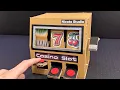 How to Make a Working Magnetic Stop Slot Machine - Cardboard Craft Tutorial
